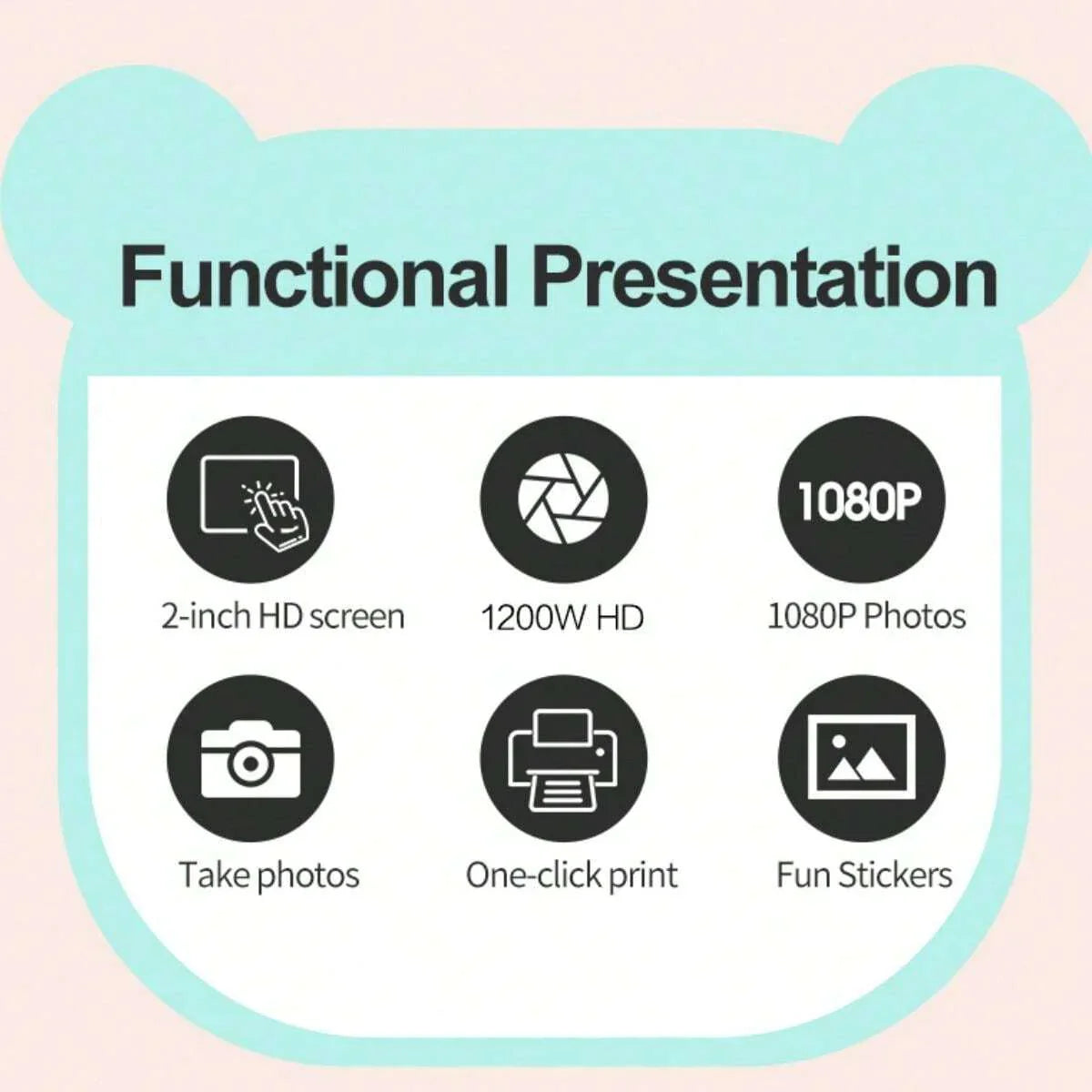 Instant™ Print Digital Camera with SD Card