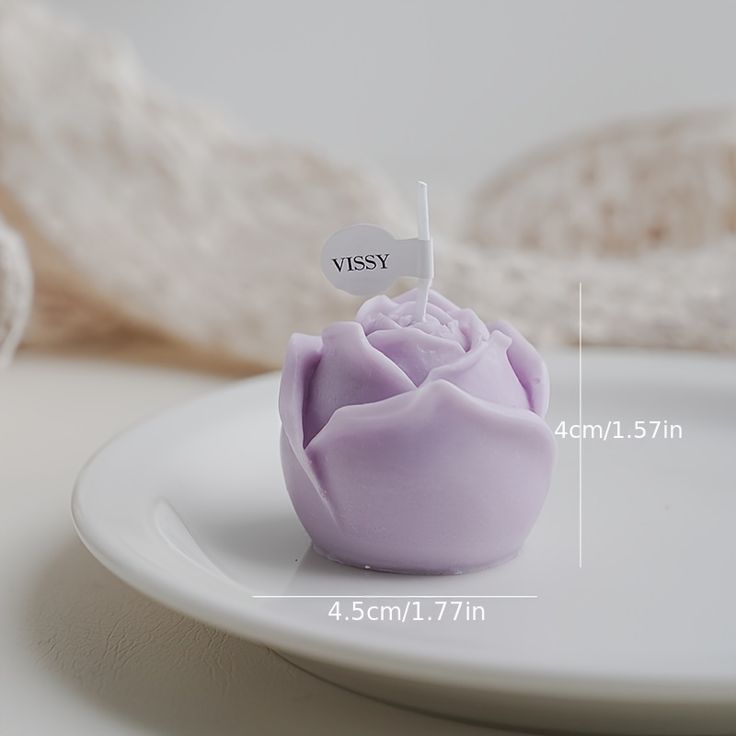 Rose Bud Scented Candle ( PACK OF 3 )