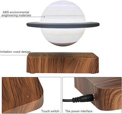 Magnetic Levitation Saturn Lamp