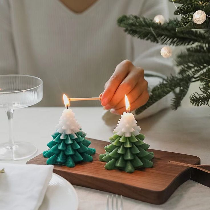 Christmas Scented Tree Candles