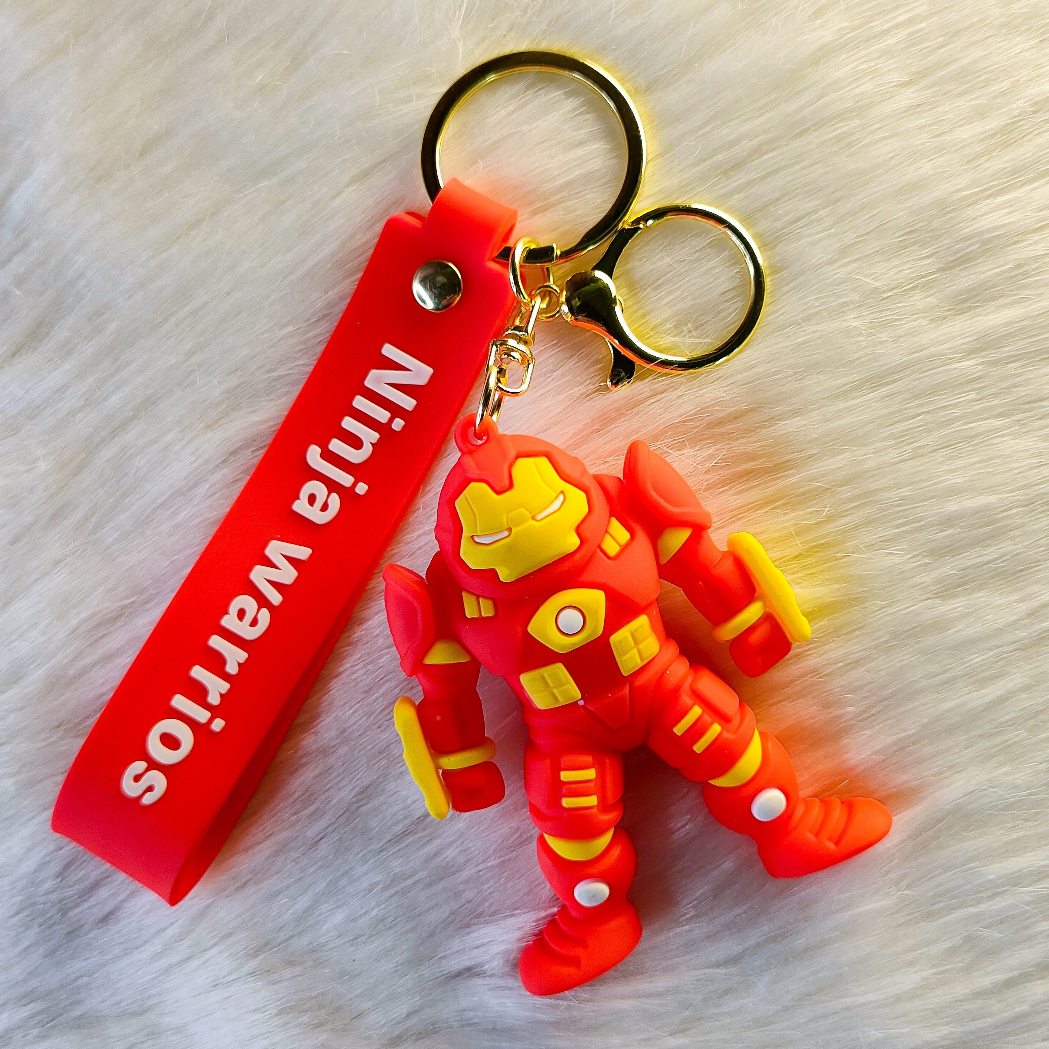 Cartoon Character Superhero avangers keychain (pack of 1 )