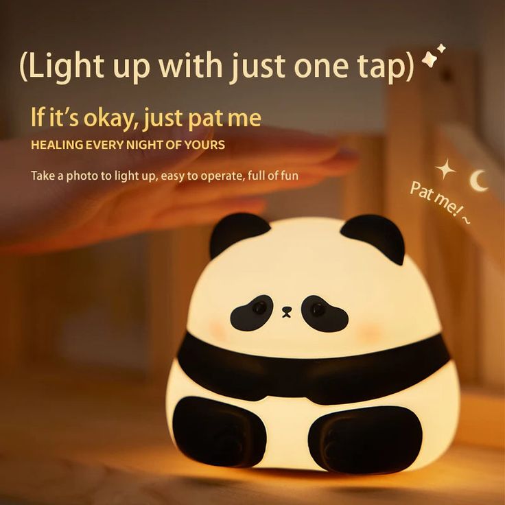 Squishy Panda Lamp