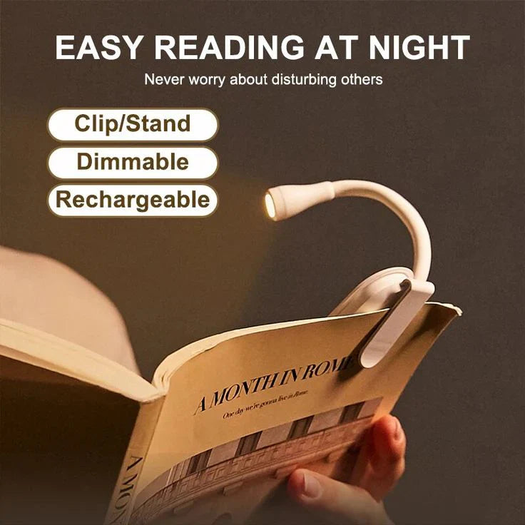 Clip-On LED Reading Light with 3 Modes