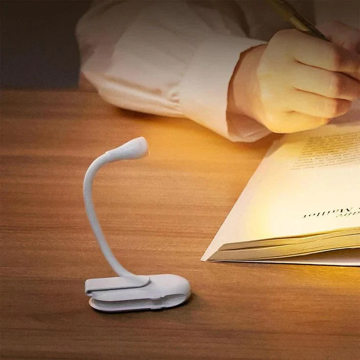 Clip-On LED Reading Light with 3 Modes