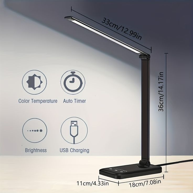 LED™ Desk Lamp Touch Control 3 Levels Brightness