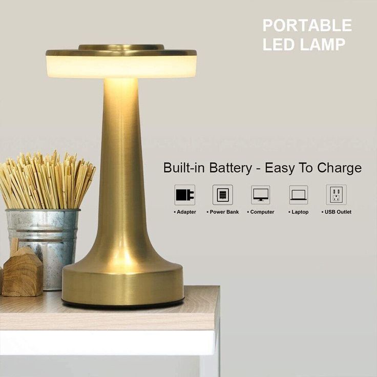 Wireless LED Table Light LAMP IMAGE 2
