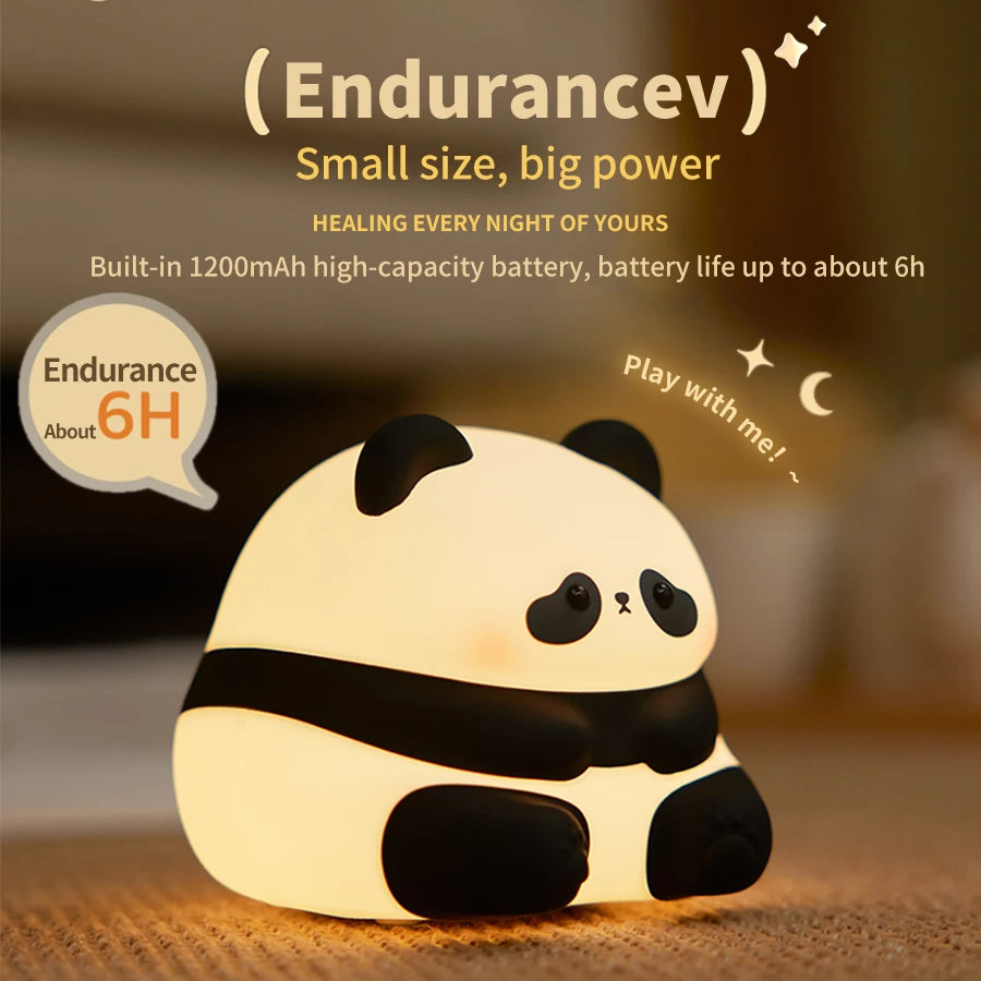 Squishy Panda Lamp