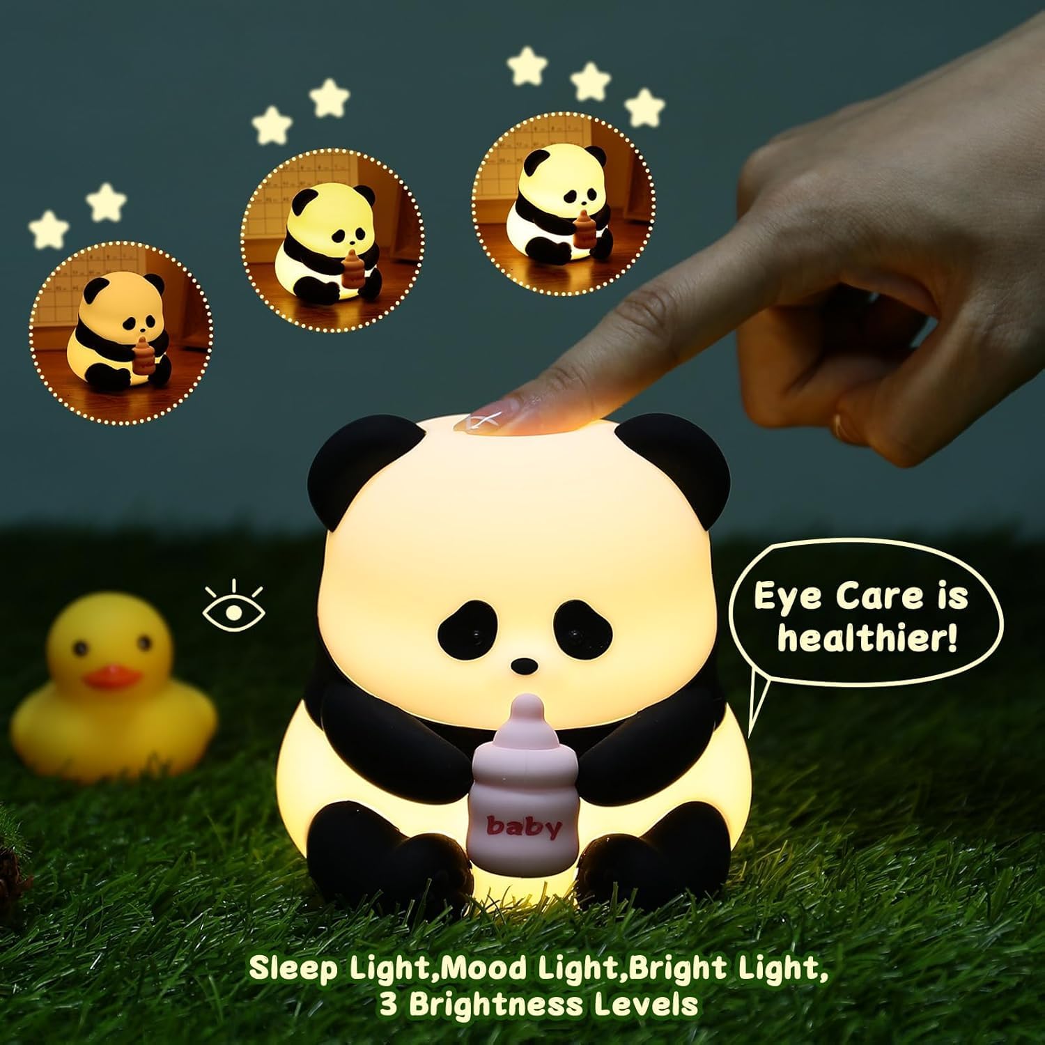 Baby Panda Silicone lamp