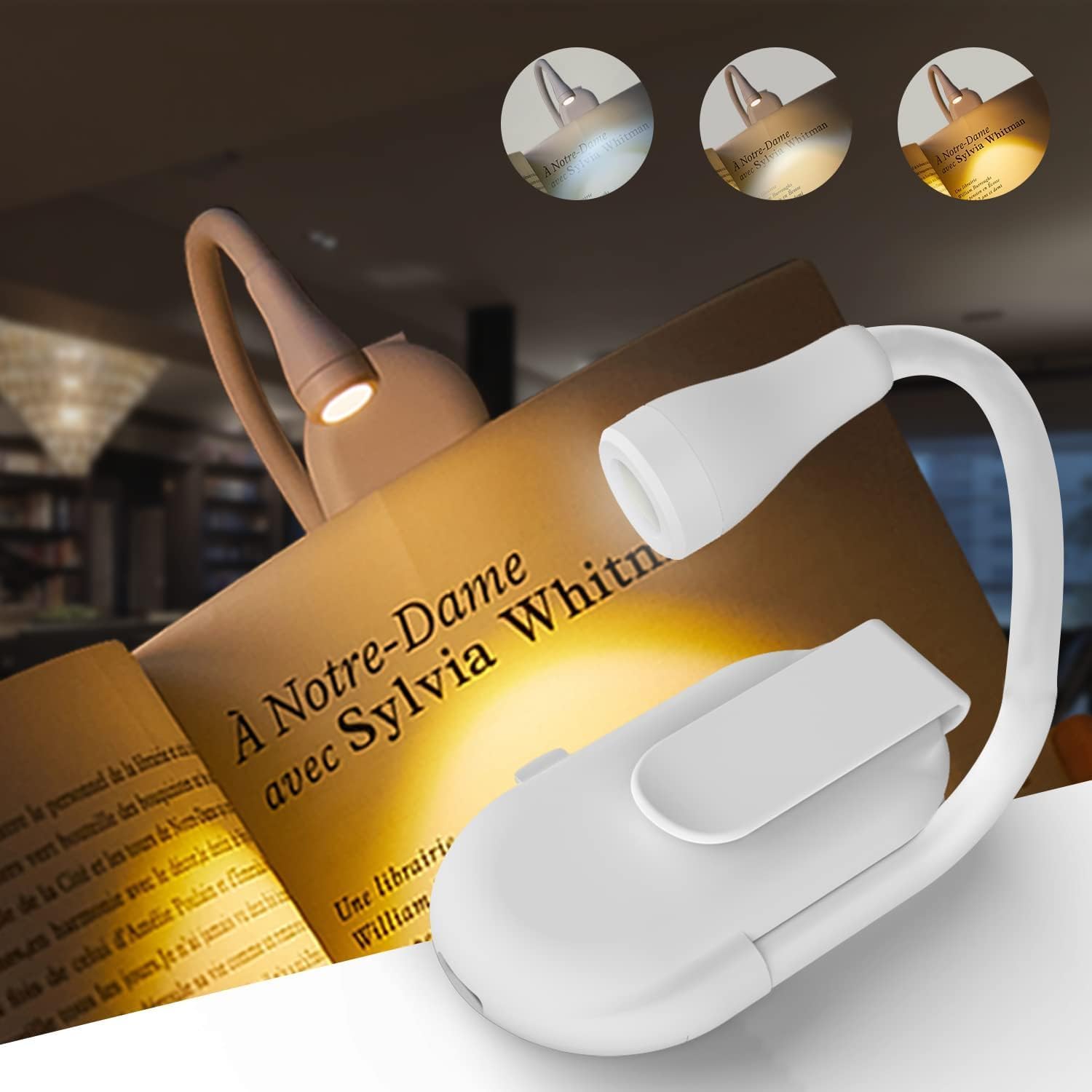 Clip Book Reading Light